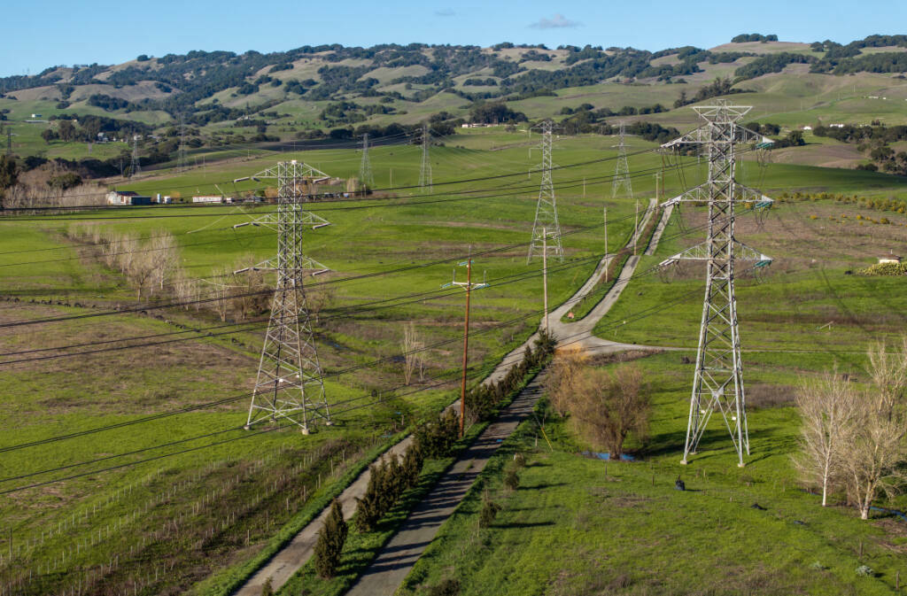 future site of a proposed borealis battery storage facility project ...